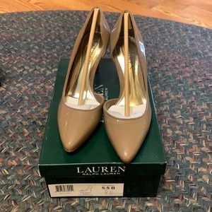 NWTs Ralph Lauren Nude Heels